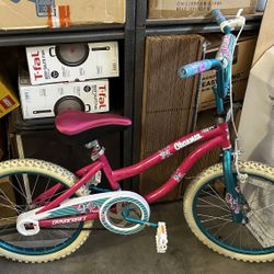 Pink Children Bicycle 16” Wheels As-is Need To Replace Stand