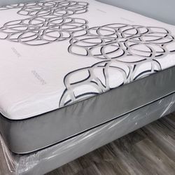 Queen Sky Comfort Bamboo Cool Gel Memory Foamm Matres!!