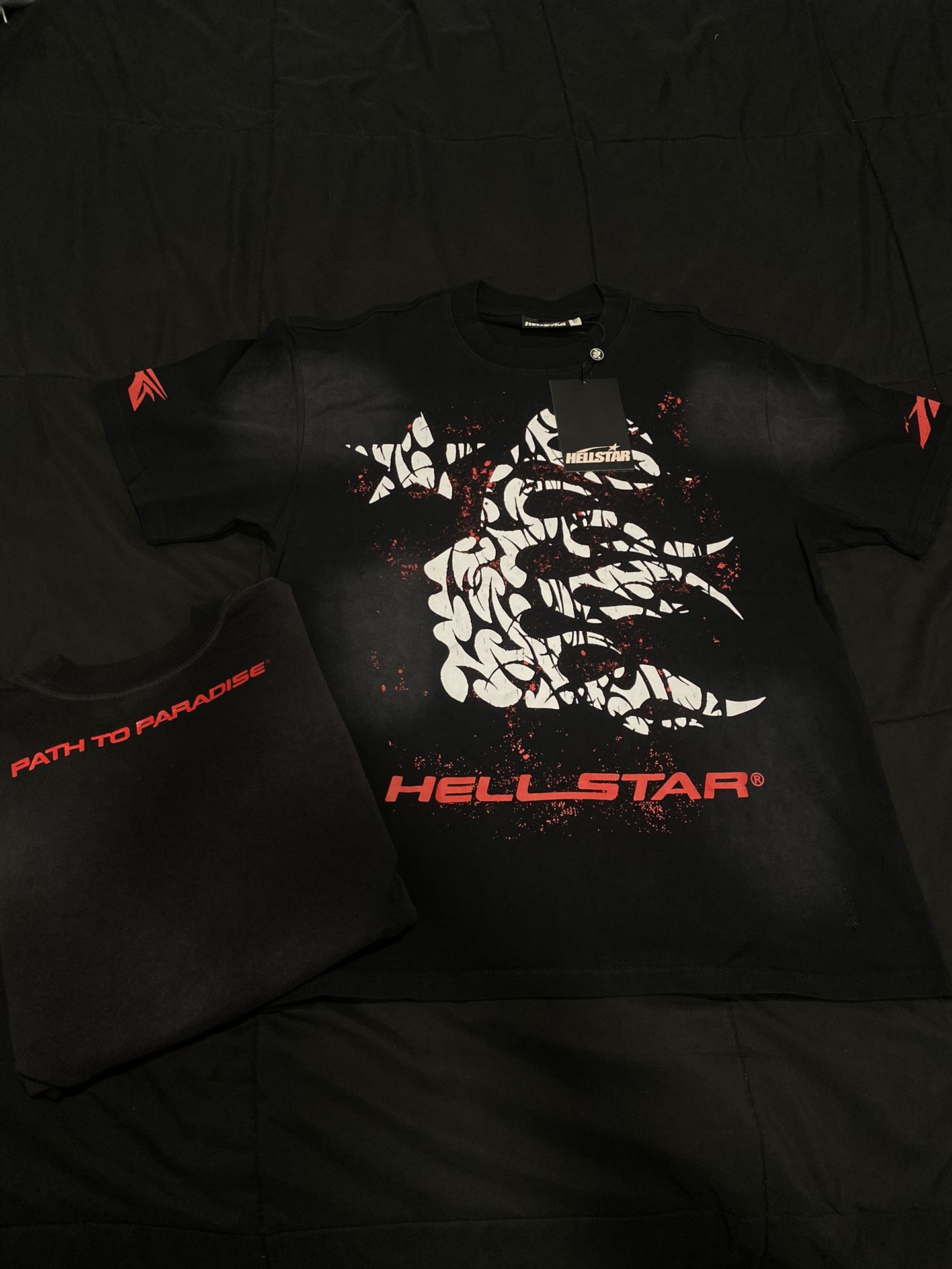 Brand New Hellstar Thorn T Shirt W/ Scanning NFC Sz: S 100% Authentic