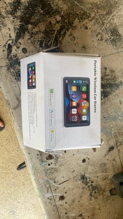 Portable wireless car stereo back up camera