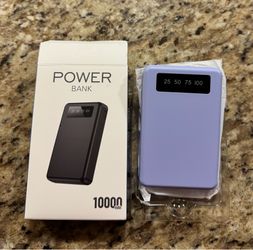 Purple High-capacity Power Bank 10000mAh, 22.5W Fast Charging