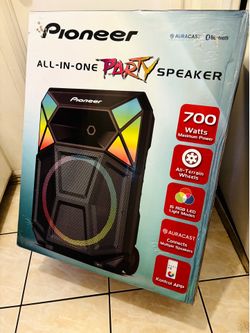 Pioneer PSX615 700W 15” Party Speaker w/ Auracast & RGB LED Lights (Includes Wireless Microphone)