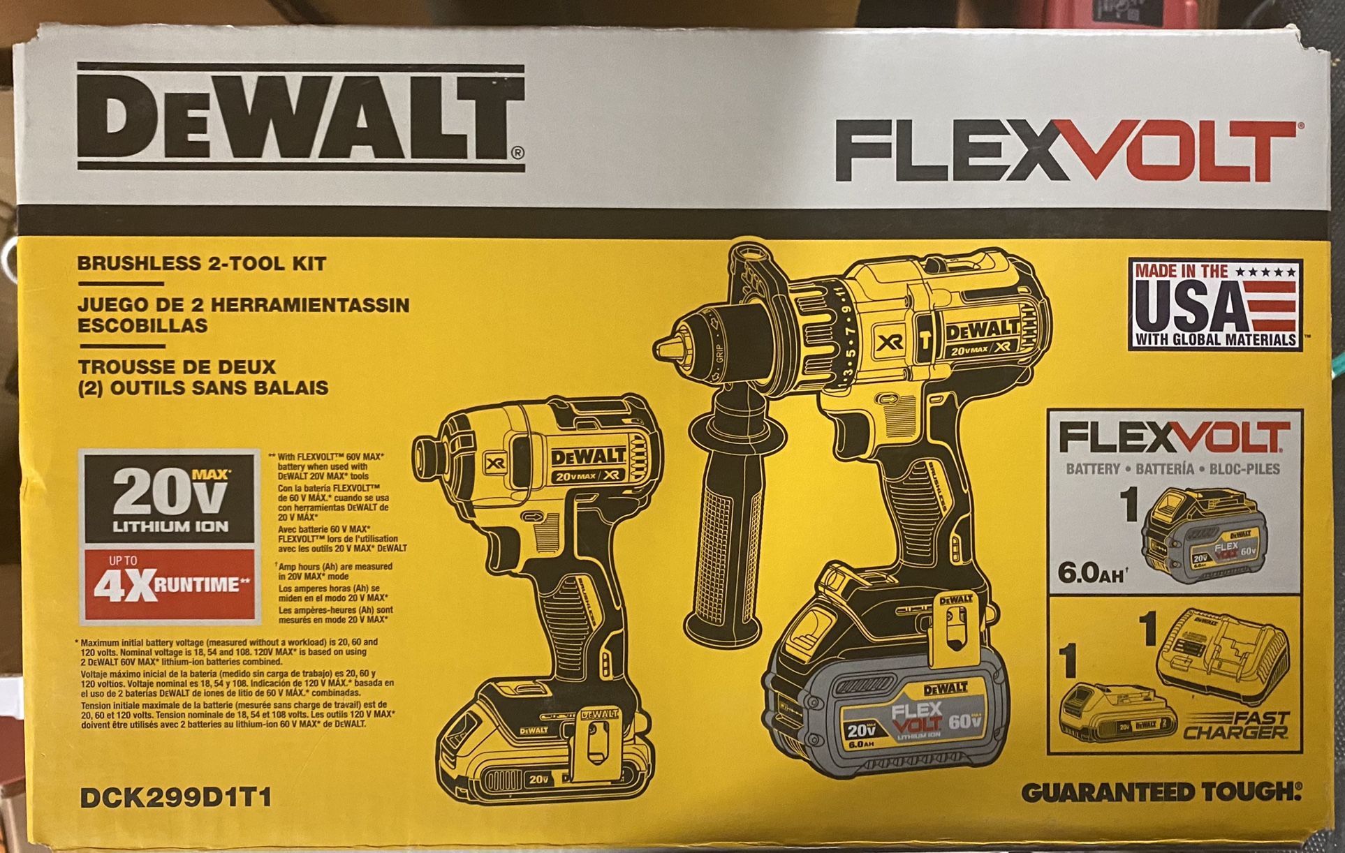 Dewalt Flexvolt Combo Tool Kit