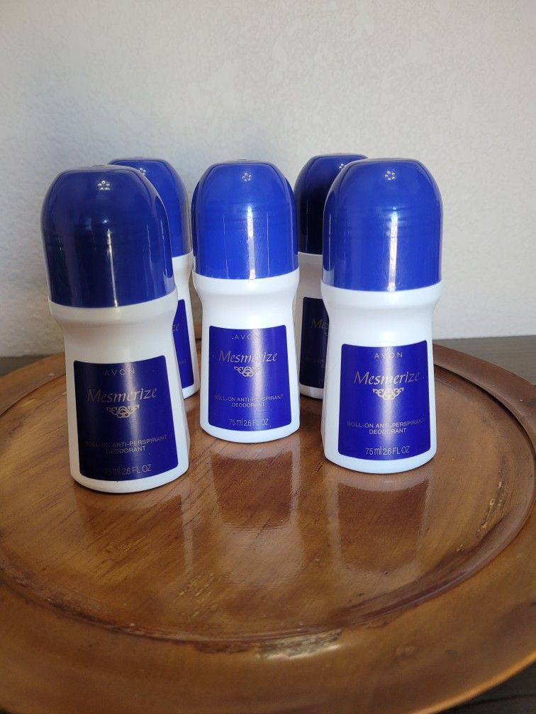 Avon Mesmorize Scented deodorants Full Size Lot Of 5