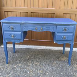 Blue Painted Desk