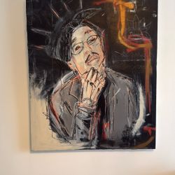 Tupac Canvas Painting 