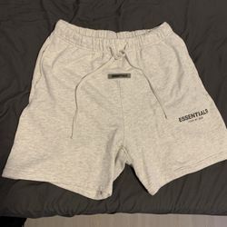 Fear Of God Essentials Grey Sweat Shorts (Medium)