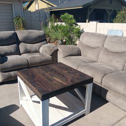 armchairs and table for living room