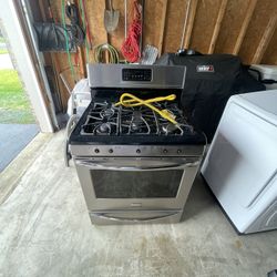 Frigidaire Gallery Stove, And Fridge  Sam. Dryer. 
