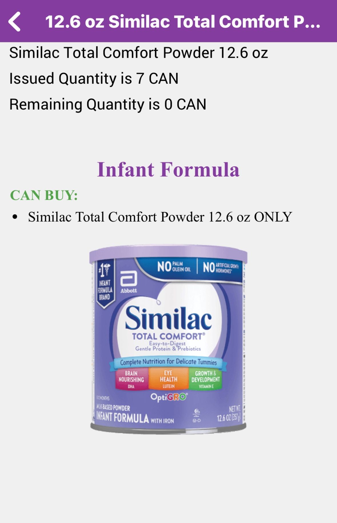 Similac Formula