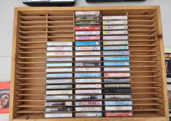 60 Plus Music Tapes (Rack Not Included)