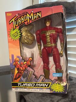 Rare Turbo Man Action Figure Vintage Retro Toys
