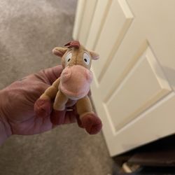Disney Store Toy Story Bullseye Mini Bean Plush, which was originally released as part of a Kellogg's cereal premium promotion around 2001.  Size: Sma