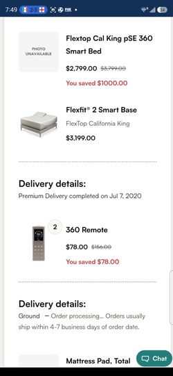 Real Sleep Number Bed Cal King Split top