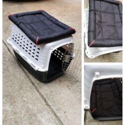 Brand New Medium Travel Crate With Water Proof Fitted Bed
