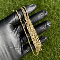 Gold Rope Chain 14k