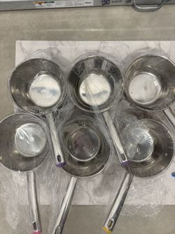 Stainless Steel Saucepan 18cm Cooking Pot Long Handle