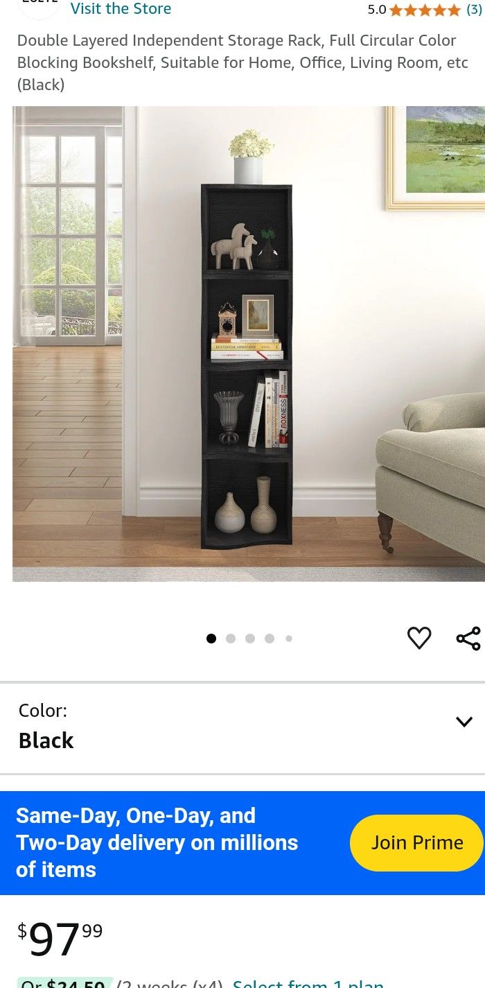 tower bookshelf standing storage shelf New nueva estante de almacenamiento 