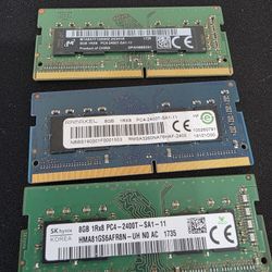 Laptop Ram Ddr4 2400t 8gb Each Chip  $10 Each