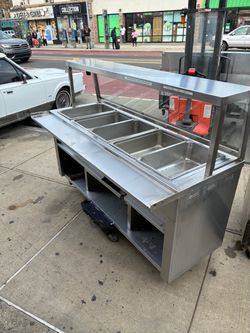 6 ft Steam table gas