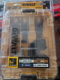Dewalt Multi Tool Blade Set 5 Piece
