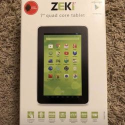 Zeki 7” Quad Core Tablet