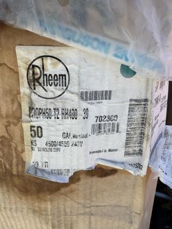 Rheem heatpump water heater