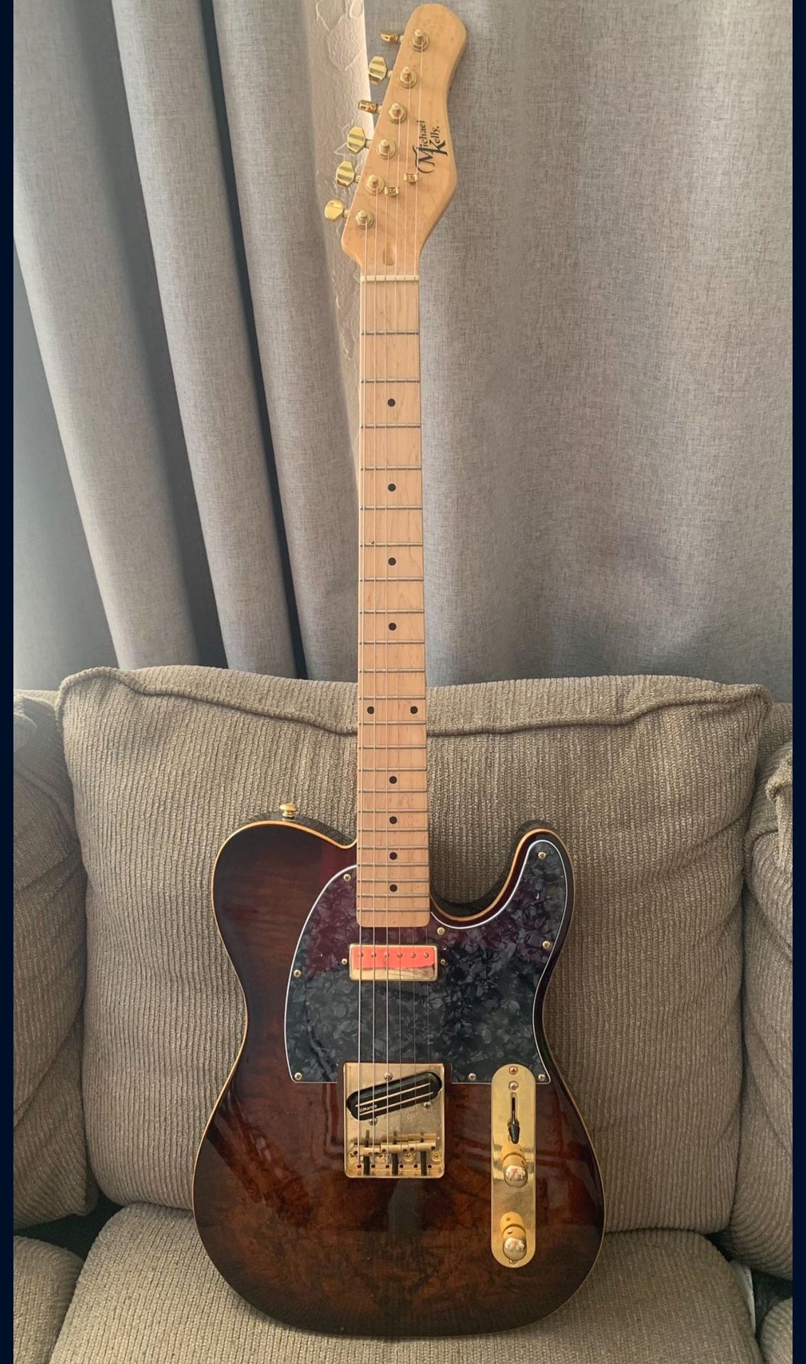 Michael Kelly Custom Burl Burst Telecaster