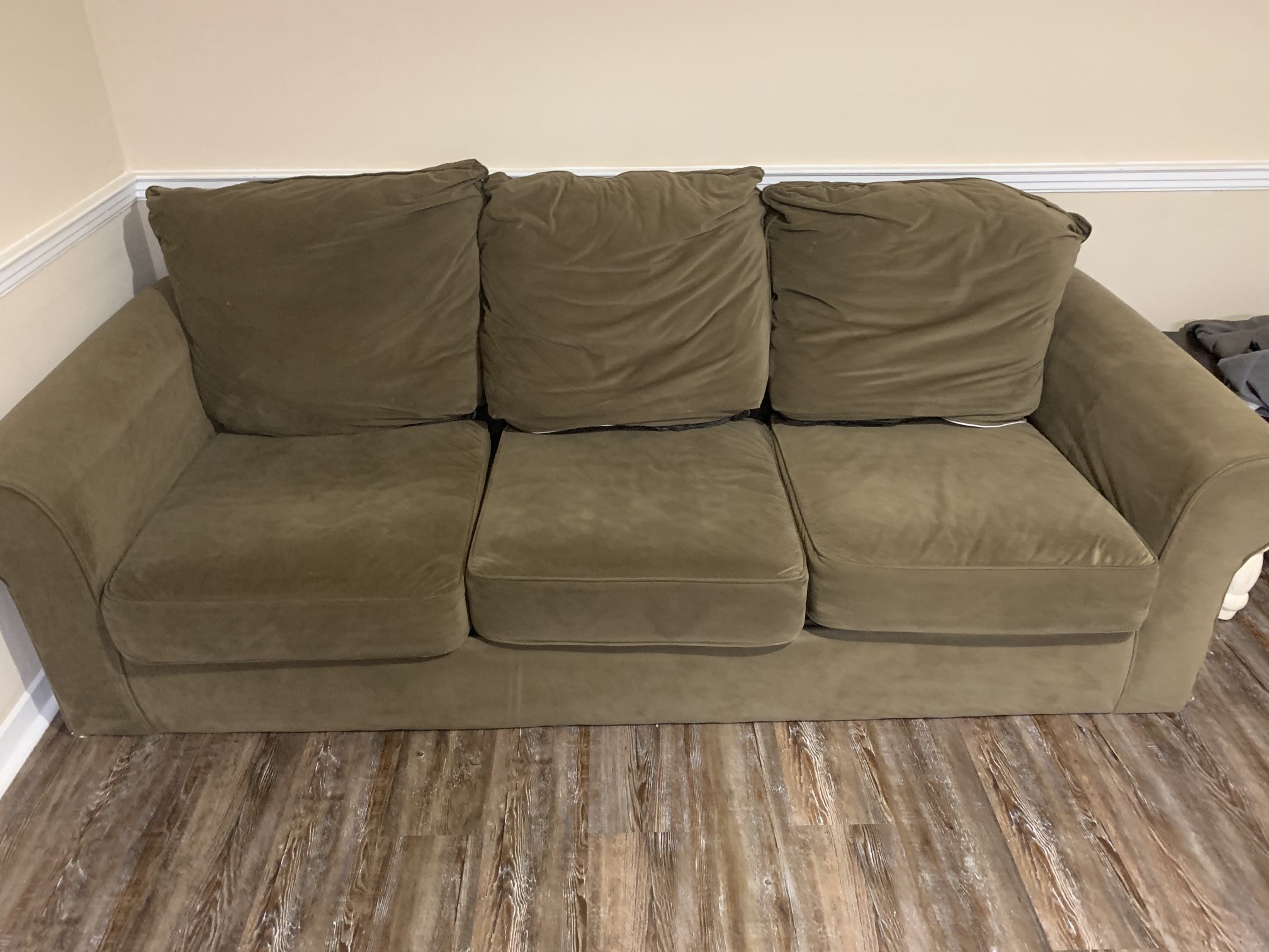 Large Olive Green Couch