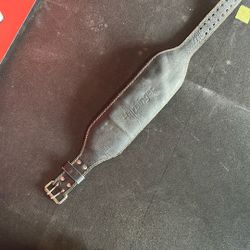 Leather Weightlifting Belt