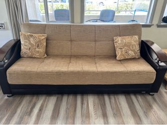 Sofa bed with storage