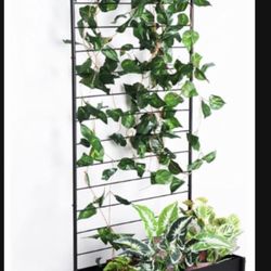FULL TREND Mental Planter Free Standing Plant Raised Bed with Trellis for Garden or Yard