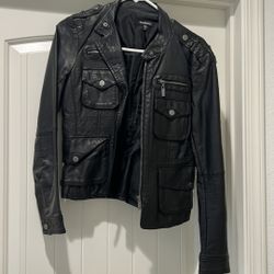 Bebe Faux Leather Jacket 