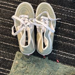 Sage Green High Top Vans(never worn outside)