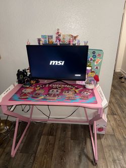 Gaming Desk ,  gaming chair an monitor set