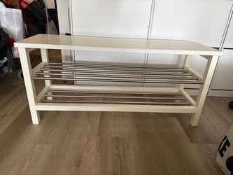TJUSIG Bench with shoe storage