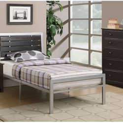 TWIN BED FRAME WHIT MATTRES ☎️ 1714586,2564 