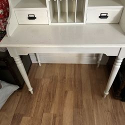 Desk White  Crate & Barrel 