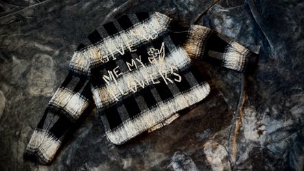Medium VALABASAS “Give Me My Flowers” Knit Jacket