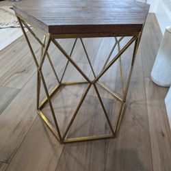 Geometric Side Table