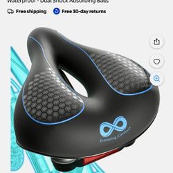Bike Seat— Memory Foam, Brand New!