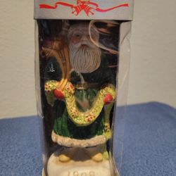 1908 Germany Porcelain Santa Ornament 