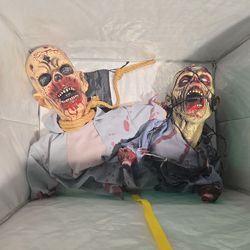 Hanging halloween props