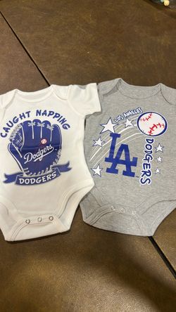 Dodgers Onesies size 0/3 months NEW