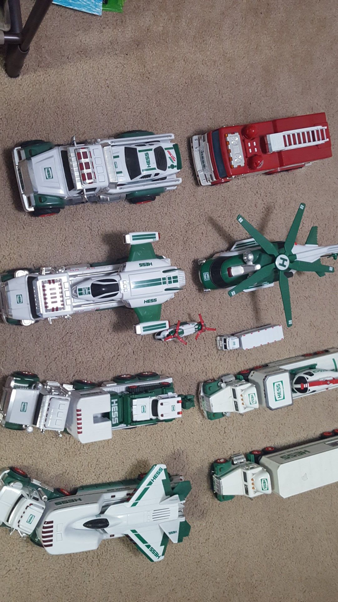 Hess truck collection.