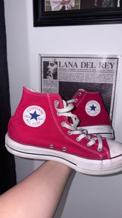 Red Converse w/ platform