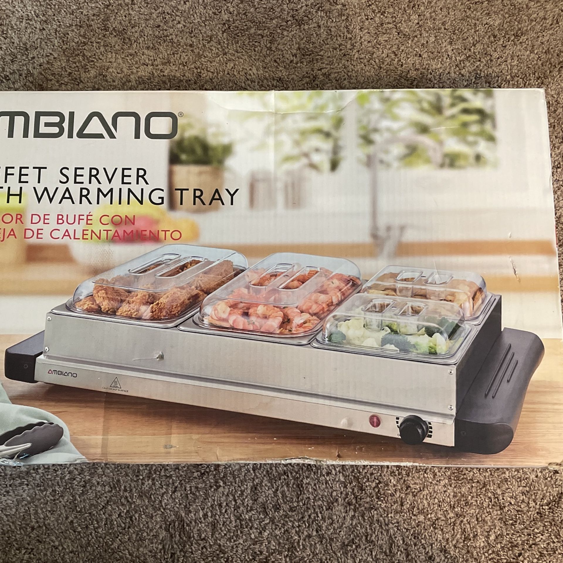 Ambiano Buffet Server With warming tray