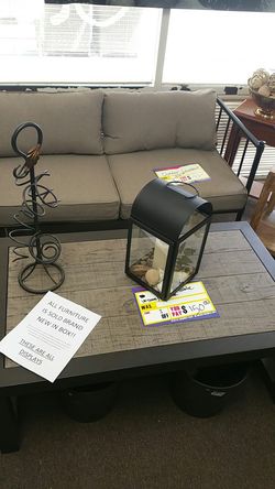 Coffee table and loveseat brand new in box