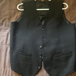 Perry Ellis Black Vest