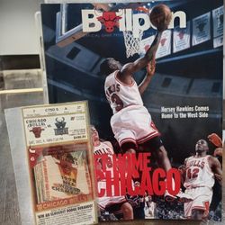 Chicago Bulls 1999 Game Program & Ticket Stub